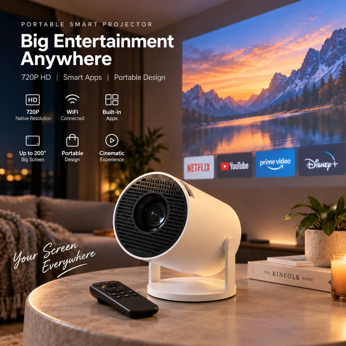 Portable Smart Projector